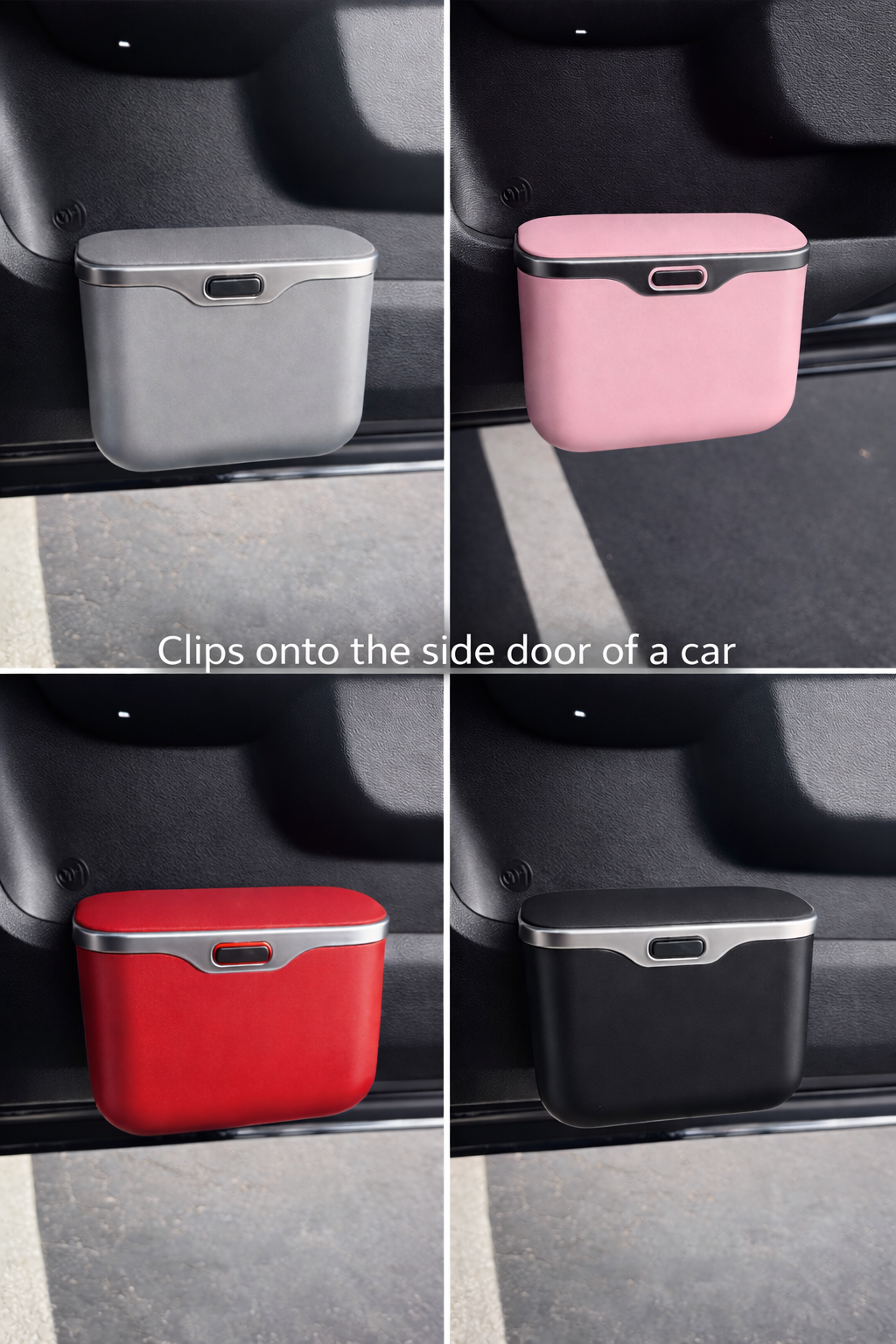 Premium Compact Car Trash Bin – Leakproof & Odor-Sealing