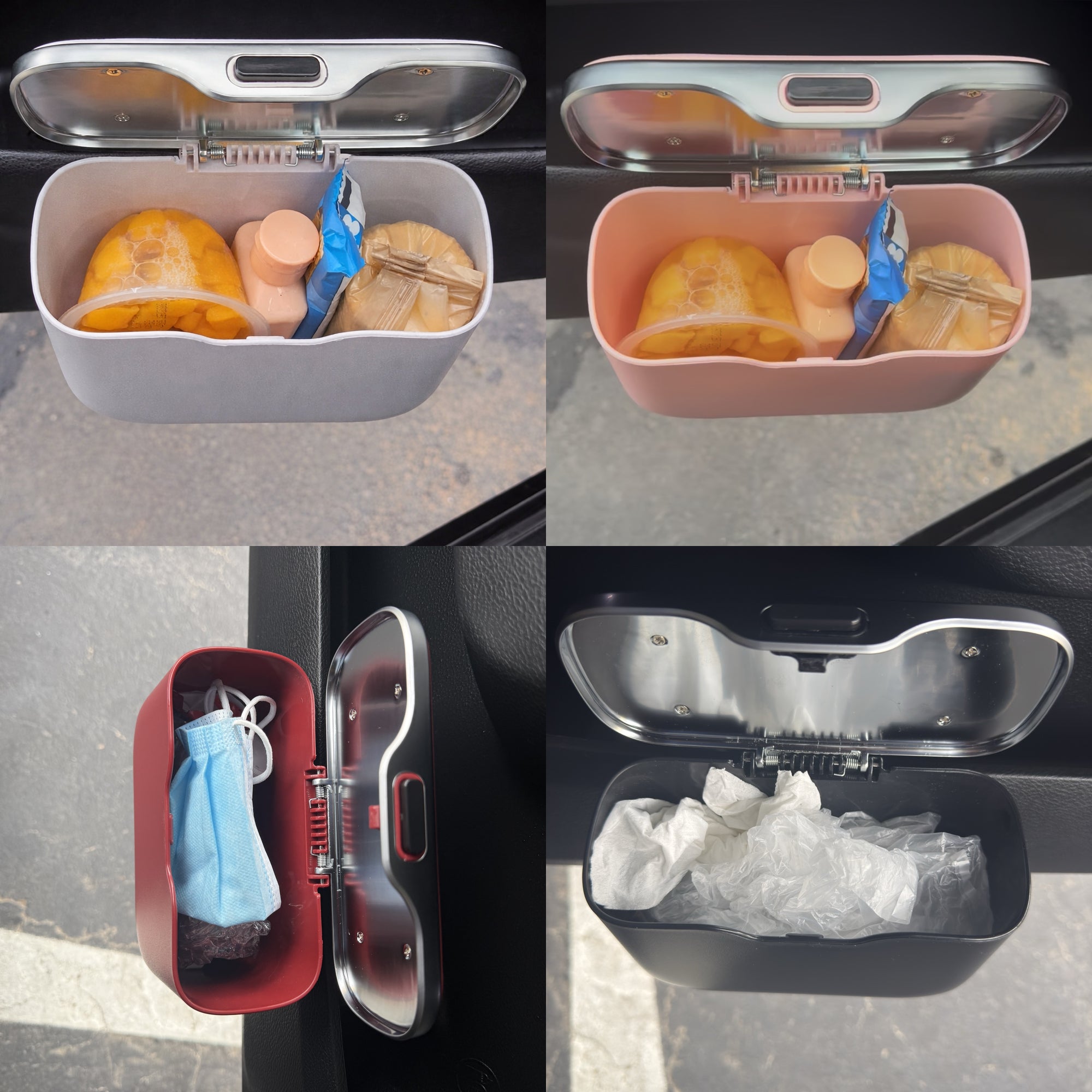 Premium Compact Car Trash Bin – Leakproof & Odor-Sealing