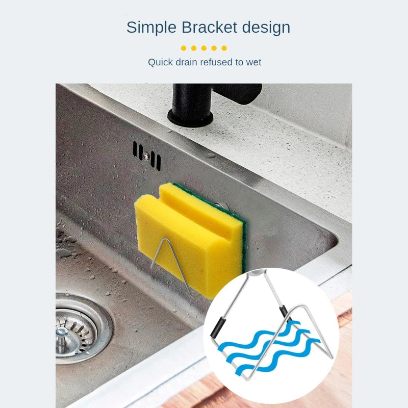 Magnetic Sink Sponge Holder (Stainless Steel)
