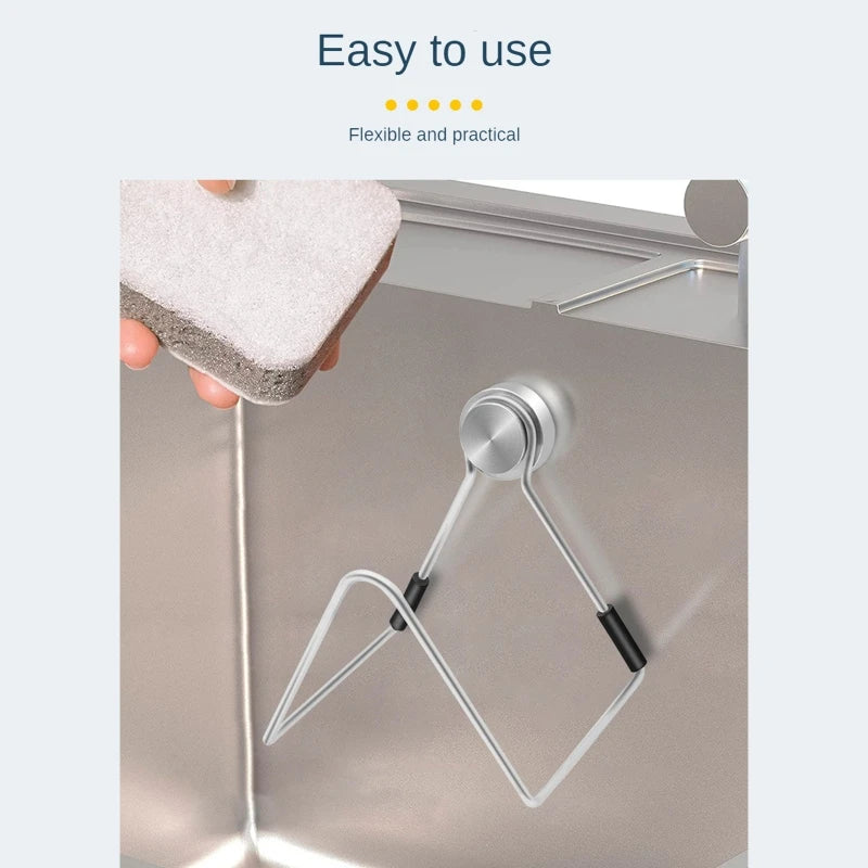 Magnetic Sink Sponge Holder (Stainless Steel)