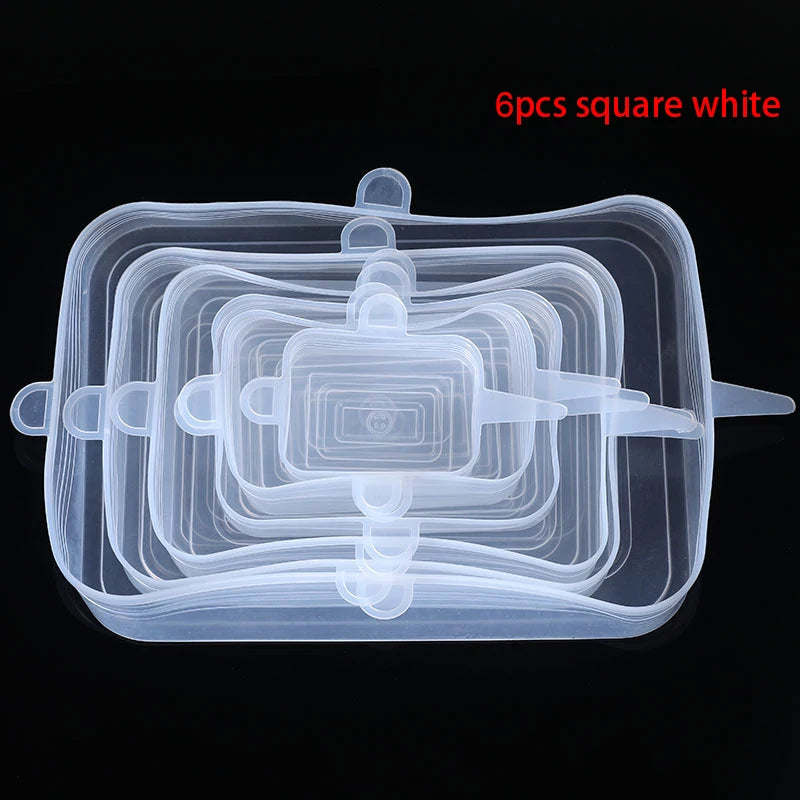 Reusable Silicone Stretch Lids – 12 Pack (Leak-Proof, Food-Safe)