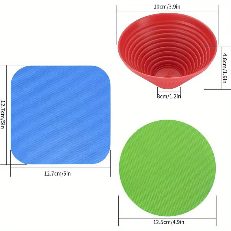 Non-Slip Silicone Jar Opener Grip Pads (3-Pack)