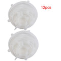 Reusable Silicone Stretch Lids – 12 Pack (Leak-Proof, Food-Safe)