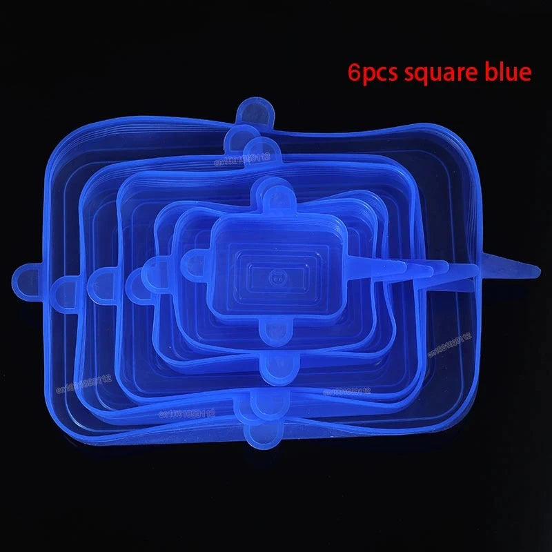 Reusable Silicone Stretch Lids – 12 Pack (Leak-Proof, Food-Safe)