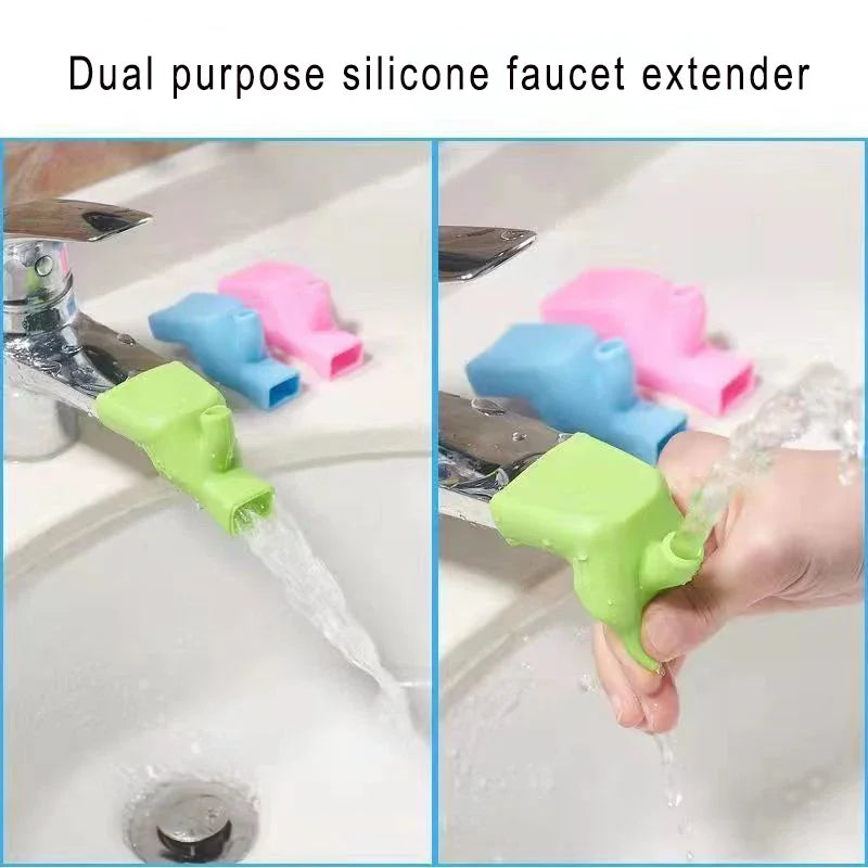 Silicone Faucet Extender for Kids – Easy Hand Washing